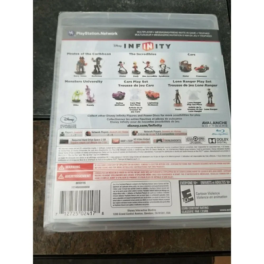 Disney Infinity (PlayStation 3, 2013) PS3 - New/Sealed